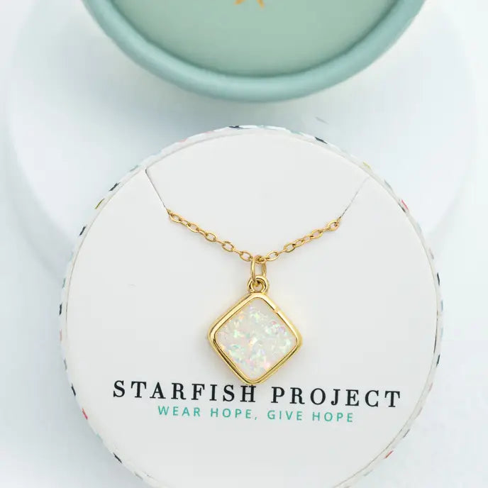 STARFISH CLARE OPAL NECKLACE