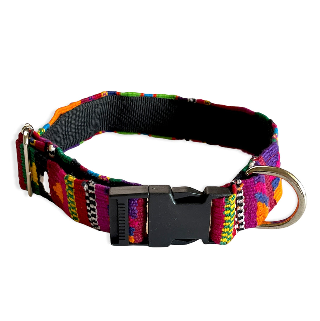 HANDWOVEN DOG COLLAR MADE IN GUATEMALA