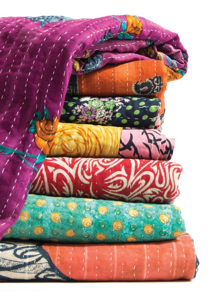 KANTHA THROW BLANKET