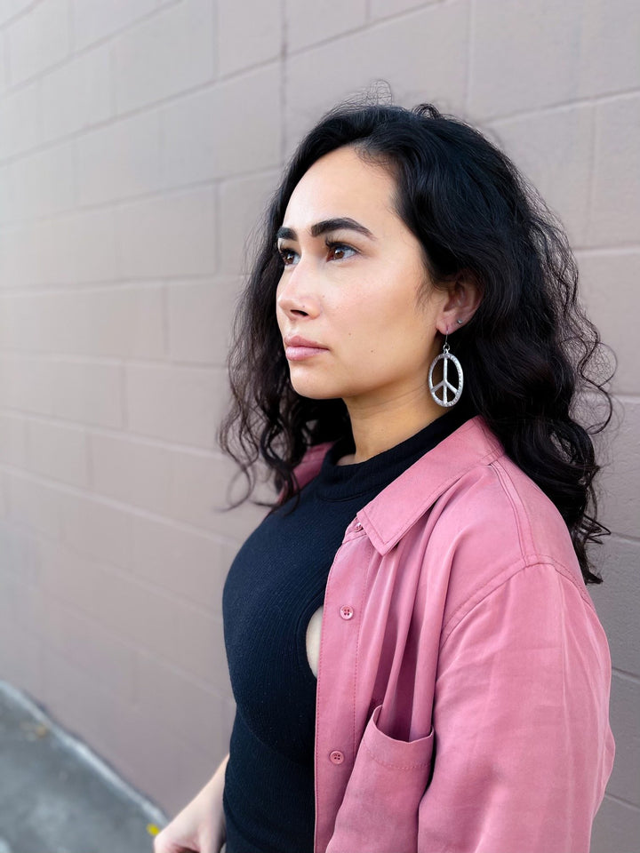 PEACE BOMB EARRINGS