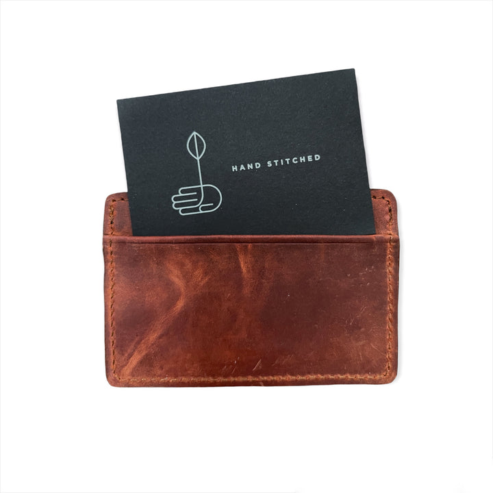 MINIMALIST LEATHER CARD WALLET