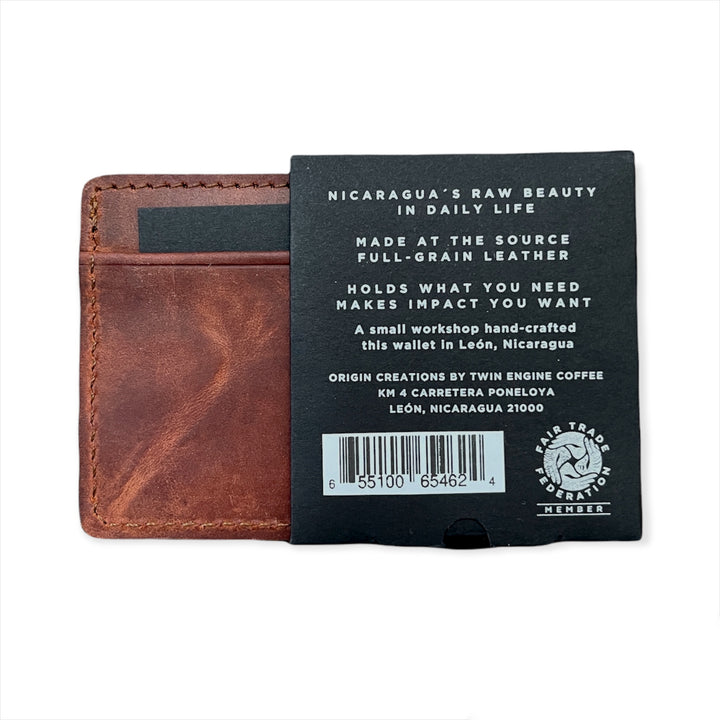 MINIMALIST LEATHER CARD WALLET