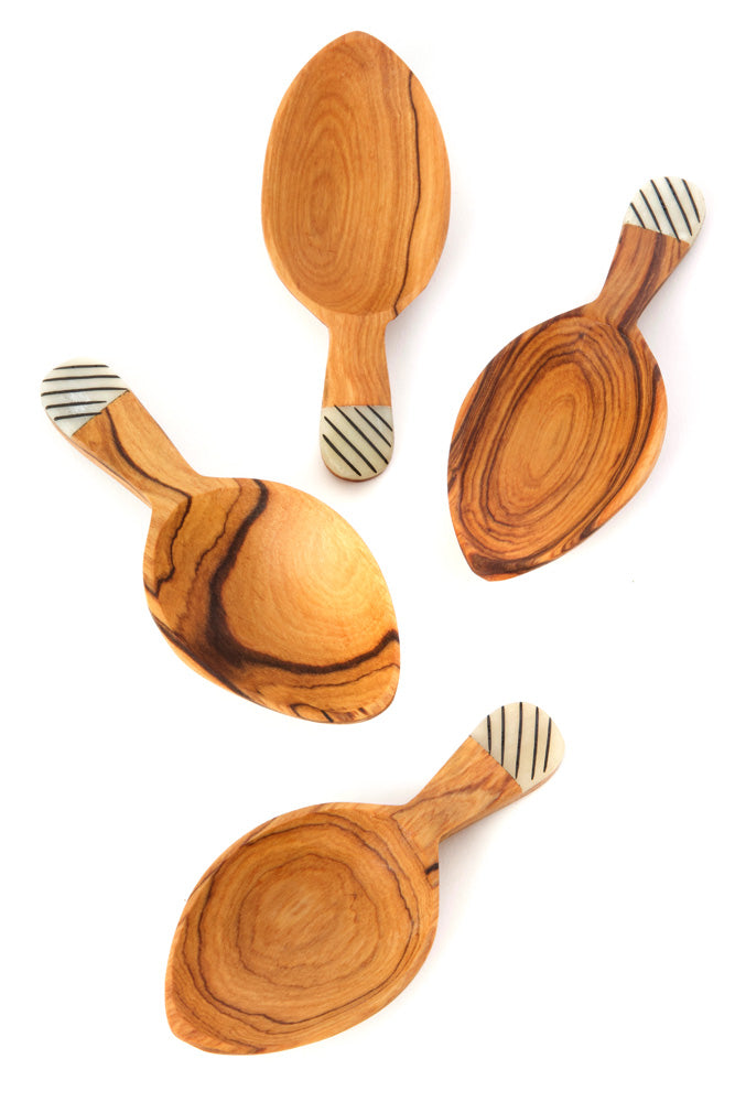 OLIVEWOOD STRIPED LEAF SCOOPS