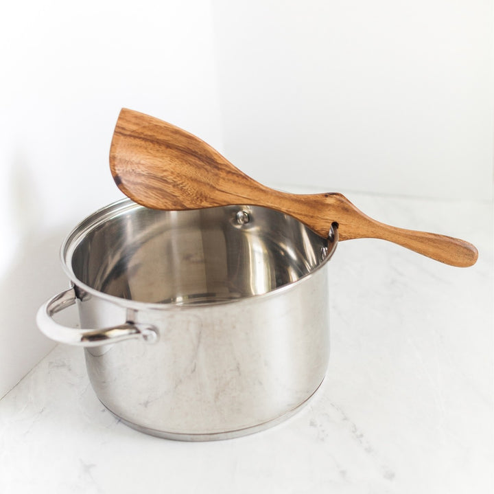 OLIVE WOOD LAZY SPOON