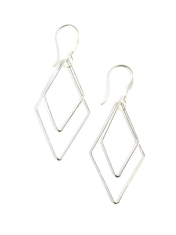 RHOMBUS DANGLE EARRINGS
