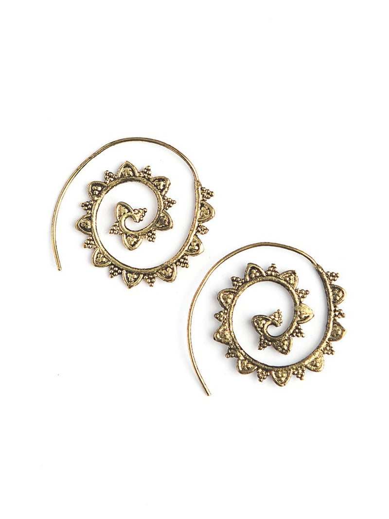SPIRAL JETTY EARRINGS